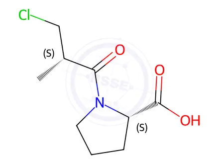 Chemical structure of Captopril Impurity 36 (80141-53-3)