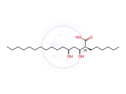 Chemical structure of Orlistat Impurity M3 Sodium Salt