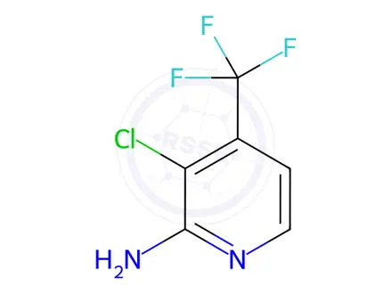 Chemical structure of 3-Chloro-4-(trifluoromethayl)-2-pyridinamine