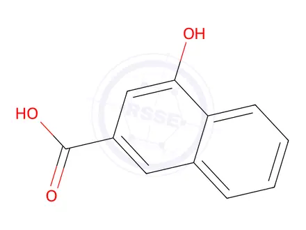 Chemical structure of 4-Hydroxy-2-Naphthoic Acid