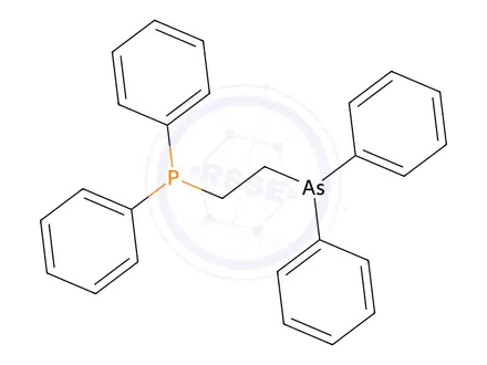 Chemical structure of [2-(diphenylarsino)ethyl]diphenylphosphine