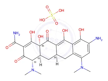 Chemical structure of Minocycline Hydrochloride Impurity 19 Sulfate