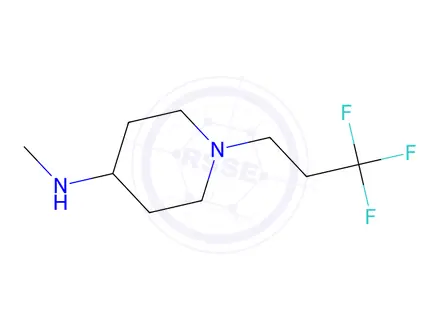 Chemical structure of n-Methyl-1-(3,3,3-trifluoropropyl)piperidin-4-amine