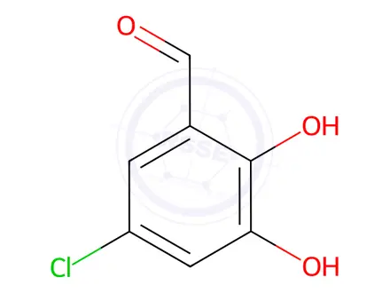 Chemical structure of 5-Chloro-2,3-dihydroxybenzaldehyde