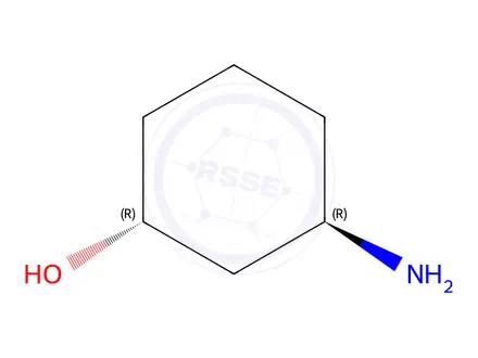Chemical structure of (1R,3R)-3-Aminocyclohexan-1-ol hydrochloride