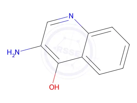 Chemical structure of 3-aminoquinolin-4-ol hydrochloride