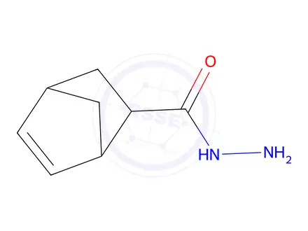 Chemical structure of bicyclo[2.2.1]hept-5-ene-2-carbohydrazide