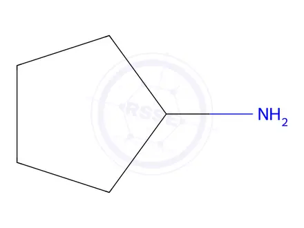 Chemical structure of Cyclopentylamine (BSC)