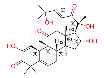 Chemical structure of Cucurbitacin I