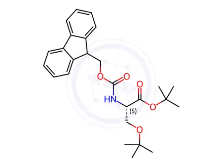 Chemical structure of Fmoc-Ser(tBu)-OtBu