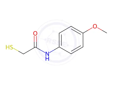 Chemical structure of N1-(4-METHOXYPHENYL)-2-MERCAPTOACETAMIDE