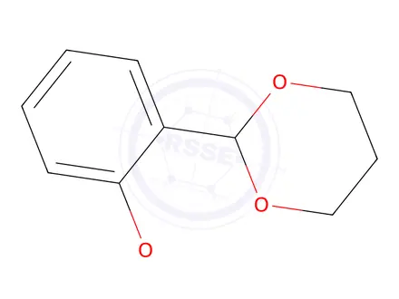 Chemical structure of 1,3-Dioxane,2-(2-methoxyphenyl)-(9CI)