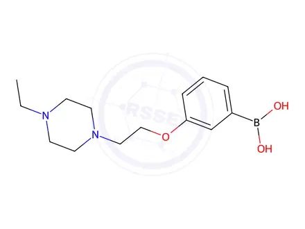 Chemical structure of (3-(2-(4-Ethylpiperazin-1-yl)ethoxy)phenyl)boronic acid