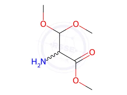 Chemical structure of Serine, 3-methoxy-O-methyl-, methyl ester (9CI)
