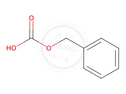 Chemical structure of Carbonic acid monobenzyl ester