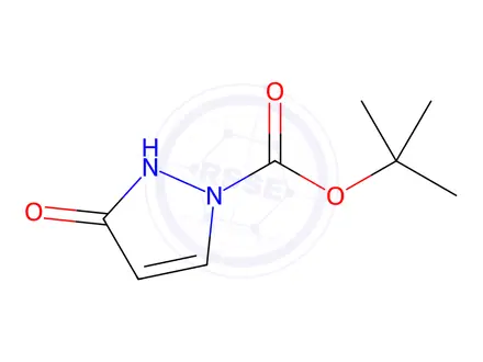 Chemical structure of tert-butyl 3-oxo-2,3-dihydro-1H-pyrazole-1-carboxylate