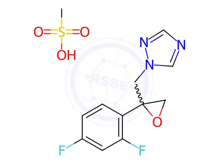 Chemical structure of Fluconazole EP Impurity G Mesylate