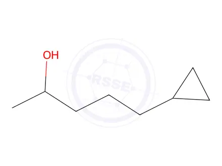 Chemical structure of 5-Cyclopropylpentan-2-ol