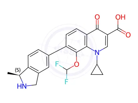 Chemical structure of Garenoxacin S-isomer