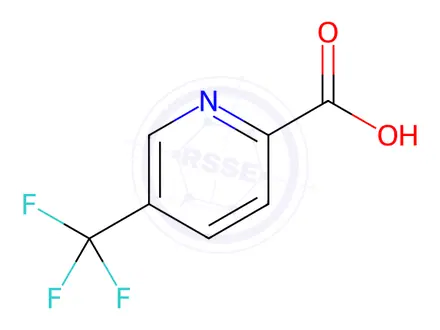 Chemical structure of 5-(Trifluoromethyl)picolinic Acid