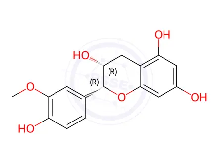 Chemical structure of Catechin Impurity 19 (3′-O-Methylepicatechin)