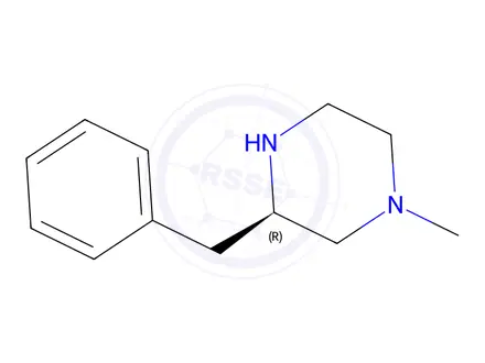 Chemical structure of (R)-3-Benzyl-1-methyl-piperazine