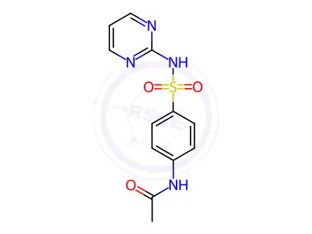 Chemical structure of N-Acetyl Sulfadiazine