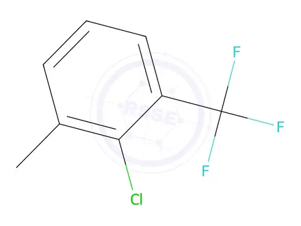 Chemical structure of 2-Chloro-1-methyl-3-(trifluoromethyl)-benzene