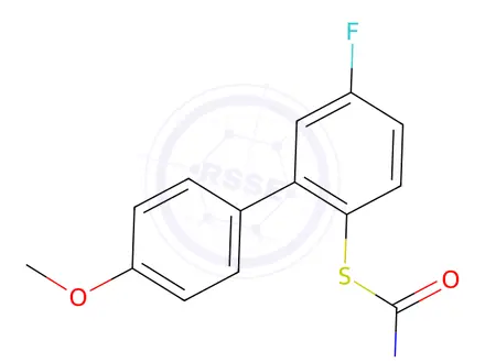 Chemical structure of S-(5-Fluoro-4'-methoxy-[1,1'-biphenyl]-2-yl) dimethylcarbamothioate