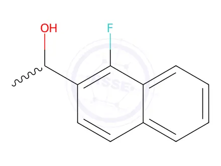 Chemical structure of 1-(1-fluoronaphthalen-2-yl)ethanol