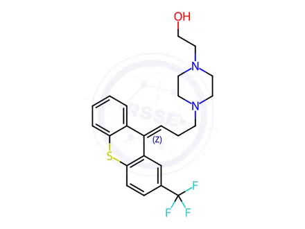 Chemical structure of Fupentixol dihydrochloride