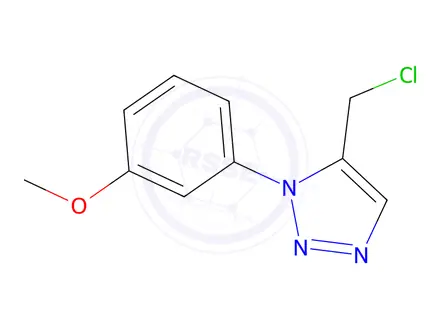 Chemical structure of 5-(Chloromethyl)-1-(3-methoxyphenyl)-1H-1,2,3-triazole