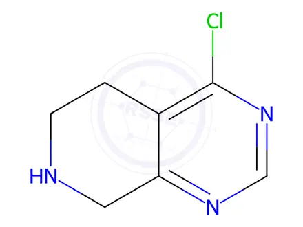 Chemical structure of 4-chloro-5,6,7,8-tetrahydropyrido[3,4-d]pyrimidine