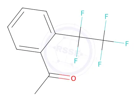 Chemical structure of 2’-(Pentafluoroethyl)acetophenone