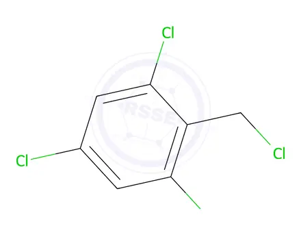 Chemical structure of trichloro(chloromethyl)benzene