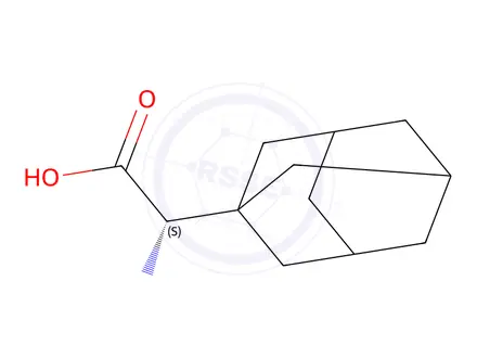 Chemical structure of (S)-2-(Adamantan-1-yl)-2-aminoacetic acid