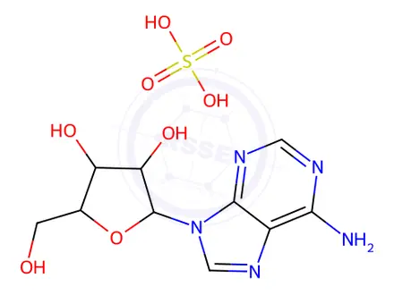Chemical structure of Adenosine Sulfate Salt