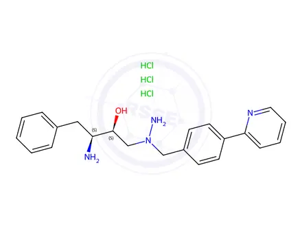 Chemical structure of Atazanavir Hydrazine Analog TriHCl