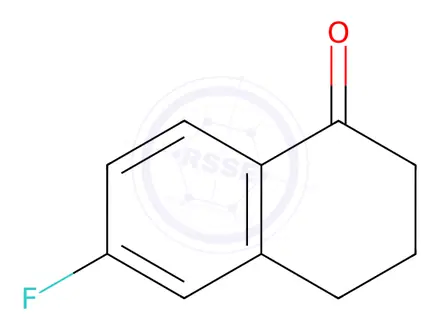 Chemical structure of 6-Fluoro-1-tetralone
