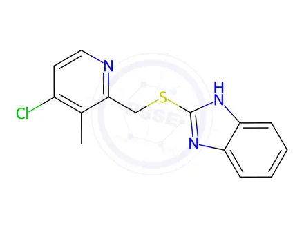 Chemical structure of Rabeprazole 4-chloro Analog sulfide