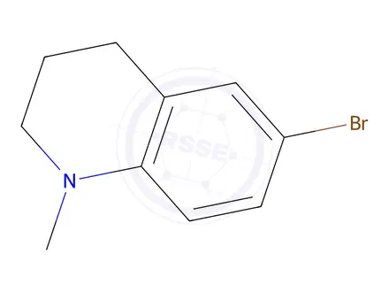 Chemical structure of 6-Bromo-1-methyl-1,2,3,4-tetrahydroquinoline