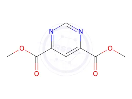 Chemical structure of Dimethyl 5-methylpyrimidine-4,6-dicarboxylate