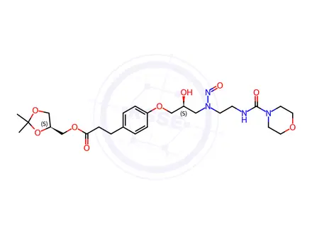 Chemical structure of N-nitroso Landiolol