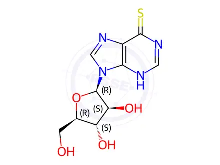 Chemical structure of Ateganosine Impurity 62