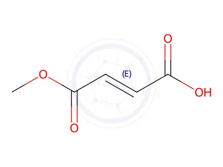 Chemical structure of Monomethyl Fumarate