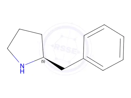 Chemical structure of (S)-2-Benzylpyrrolidine Hydrochloride