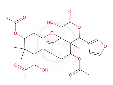 Chemical structure of 6-hydroxysandoricin