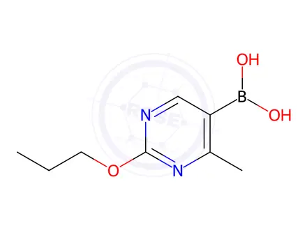 Chemical structure of (4-Methyl-2-propoxypyrimidin-5-yl)boronic acid