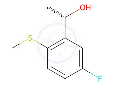 Chemical structure of 1-(5-fluoro-2-(methylthio)phenyl)ethanol