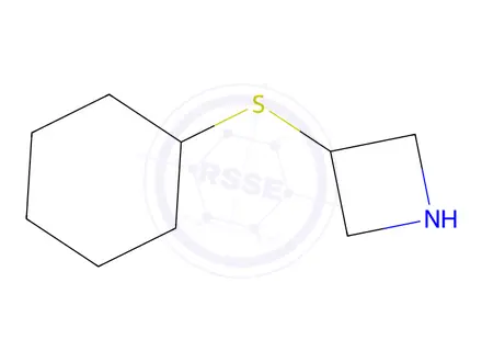 Chemical structure of 3-(Cyclohexylthio)azetidine